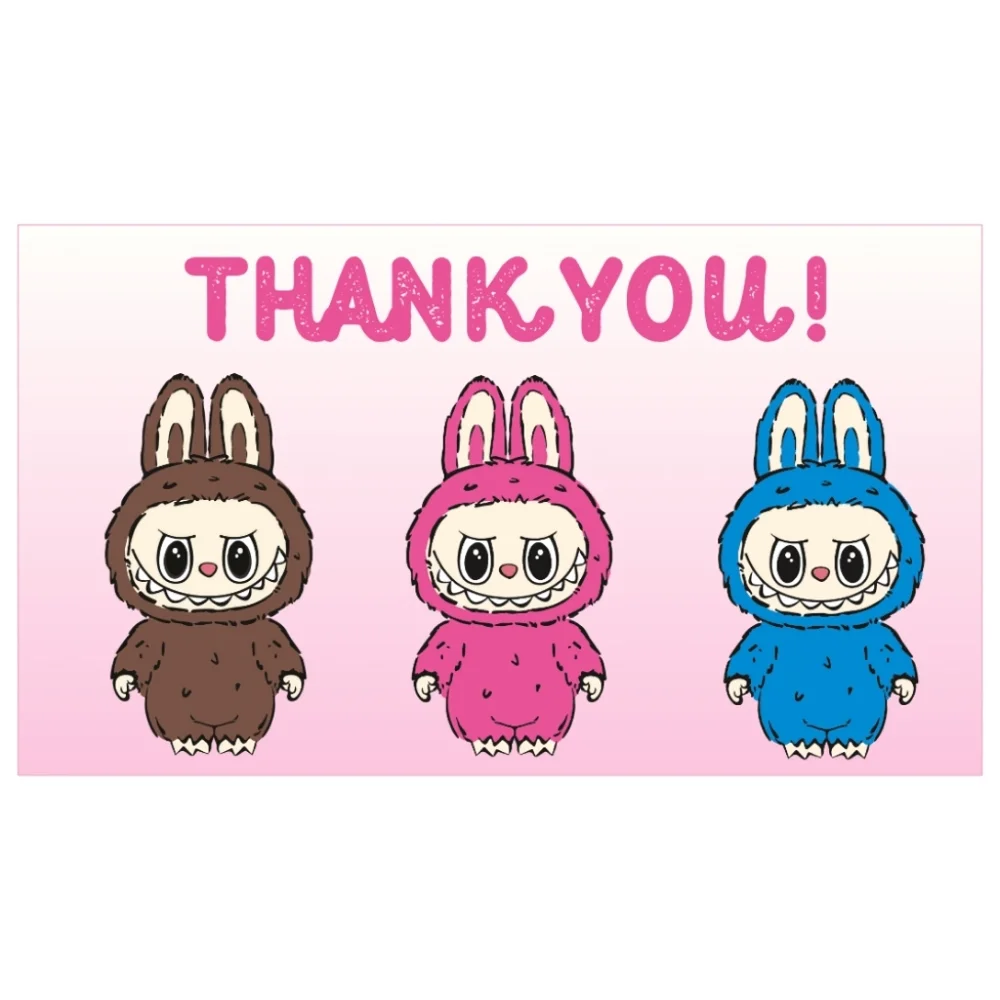 120pcs Labubu Stickers and Cards